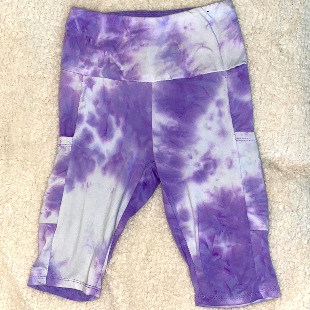 ☂️🩳PURPLE TYE DYE SHORTS 🩳 ☂️
